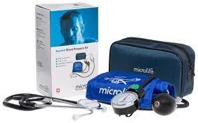 Тонометр механічний (манжета 22-32см, стетоскоп) Microlife ВР AG1-20 / Мікролайф