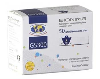 Глюко-тест смужки Rightest Bionime / Райтест GS300 №50