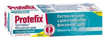 Крем для фіксації зубних протезів Protefix / Протефікс, 40мл/47г