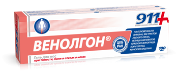 Гель для ніг Венолгон "911 Ваша служба порятунку", 100мл туба