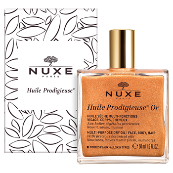Олія суха Nuxe Huile Prodigieuse Чудова золота, 50мл / Нюкс