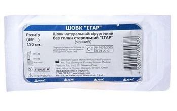 Шовк стерильний 1.5м розмір 3 пак. (Ігар)