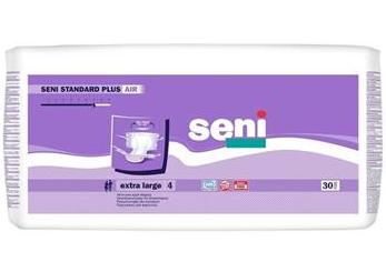Підгузки для дорослих Seni / Сені стандарт плюс р.XL4 (130-170см) (7крапель) дихаючі №30