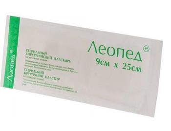 Пластир хірургічний Леопед, стер. 9х25см