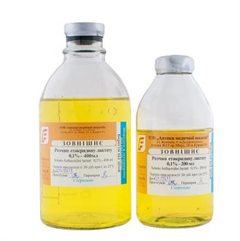 Етакридину лактат 0,1% розчин водний 400мл. (РВВ)