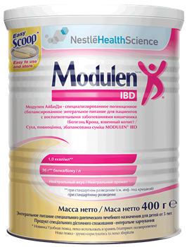 Суміш суха Modulen IBD, клінічне харчування, 400г (Модулен)