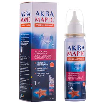 Аква Маріс (1+) спрей назальний, р-н по 30мл фл. з дозатором (ВМП)