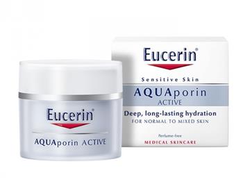 Крем для обличчя Eucerin AquaPorin Active інтенсивне зволоження для нормальної та комбінованої шкіри (69779), 50мл