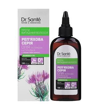 Олія проти випадіння волосся Dr.Sante Реп'яхова серія, реп'яхова натуральна, 100мл