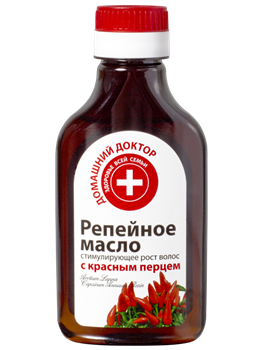 Олія реп'яхова The Doctor з червоним перцем, стимулююча ріст волосся, 100мл