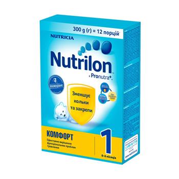Суміш молочна суха Nutrilon "Комфорт-1" 600г (від 0 до 6міс.) (Нутрилон)