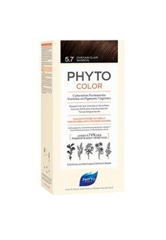 Крем-фарба Phyto Фітоколор тон №5.7 Світлий Шатен Каштановий (набір)