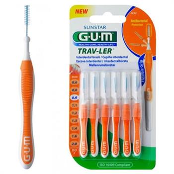 Зубна щітка міжзубна Sunstar GUM TravLer 0,9мм