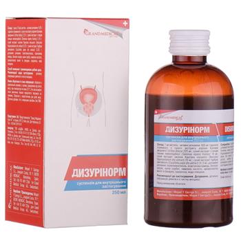 Дизурінорм суспензія по 250мл фл.