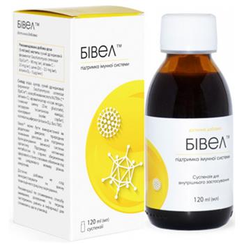 Бівел суспензія 120 мл фл.