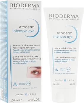 Засіб Bioderma Atoderm Інтенсив (3 в 1) для контуру очей, 100мл