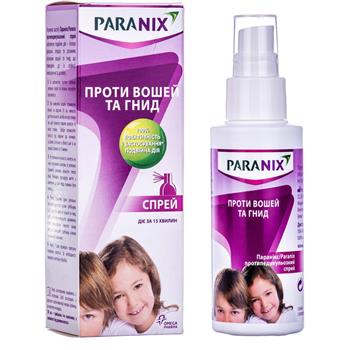 Паранікс проти вошей та гнид, спрей 100мл фл. (ВМП)