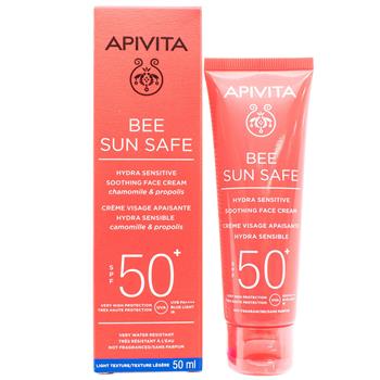Крем Apivita Bee Sun Safe сонцезахисний, заспокійливий SPF50, 50мл (Апівіта)