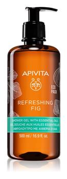 Гель для душу Apivita Refreshing Fig / "Освіжаючий інжир" з ефірними оліями, 500мл / Апівіта