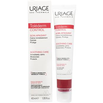 Крем Урьяж Толедерм Контроль, Інтенсивний заспокійливий догляд для чутливої шкіри, 40мл / Uriage