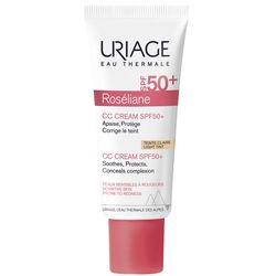 Крем Uriage Розельян СС SPF50+, для чутливої та схильної до почервоніння шкіри, 40мл (Урьяж)