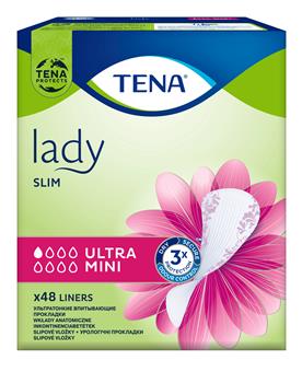 Прокладки урологічні ультратонкі Tena Lady Slim Ultra Mini №48 (Тена)