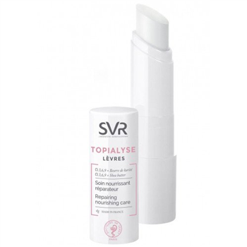 Бальзам для губ SVR Topialyse, заспокійливий, живильний, захисний догляд, 4г / СВР Топіаліс