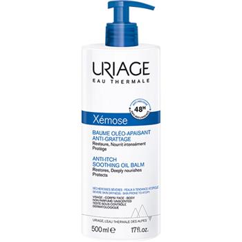 Бальзам-масло Uriage Xemose, заспокійливий для сухої атопічної шкіри, 500мл / Урьяж Ксемоз