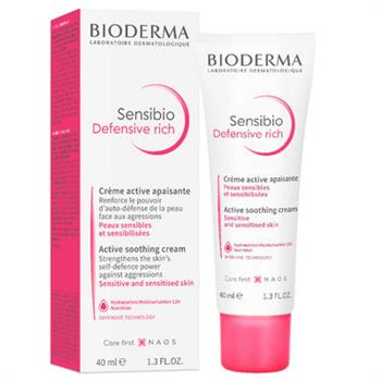 Крем Bioderma Sensibio Дефенсив Ріш, насичений, 40мл
