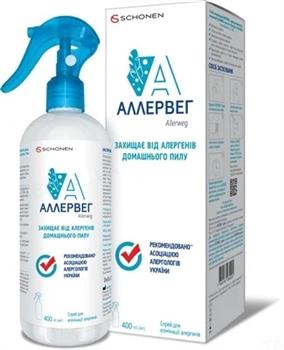 Аллервег спрей для елімінації алергенів, засіб акарицидний, 400мл