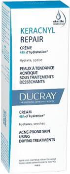 Крем для обличчя Ducray Keracnyl Repair відновлюючий для шкіри, схильної до акне, 50мл