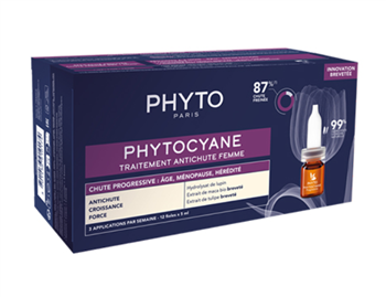 Засіб для жінок Phyto Фітоціан Прогресив від випадання волосся по 5мл фл. №12 / Фіто