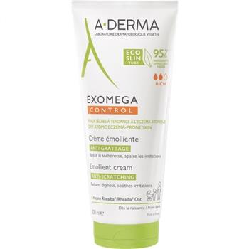 Крем-емолент A-Derma Exomega Control, для шкіри, схильної до атопії, 200мл / А-Дерма Екзомега Контрол