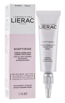 Крем для шкіри навколо очей Lierac Diopti Wrinkle Correction для корекції зморшок, 15мл / Лієрак