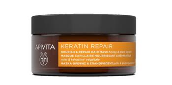 Маска для волосся Apivita "Кератинове відновлення", 200мл / Апівіта