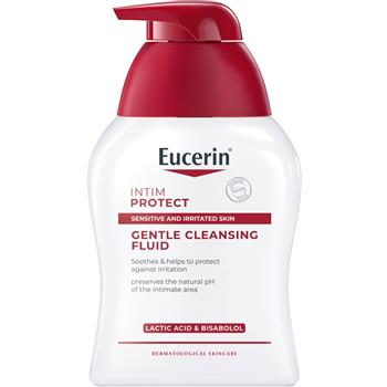 Засіб для інтимної гігієни Eucerin Intim Protect Заспокійливий з молочною кислотою та бісабололом (63095), 250мл