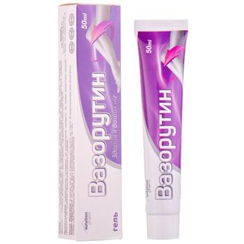 Гель для ніг Вазорутин Solution Pharm, 50мл