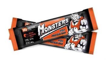 Батончик протеїновий Monsters High Protein Bar з курагою, 80г