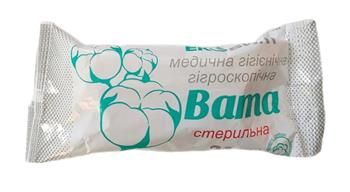 Вата мед. гігієнічна Екобинт стер. ролик 25г