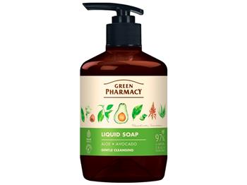 Мило рідке Green Pharmacy Алое та авокадо, 460мл фл.