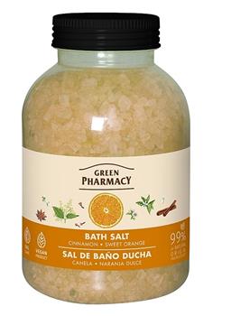 Сіль для ванн Green Pharmacy Кориця та солодкий апельсин, 1000г