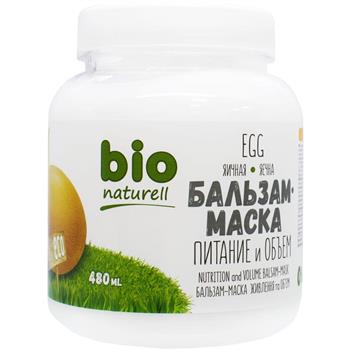 Бальзам-маска для волосся Bio naturell Яєчна, 480мл