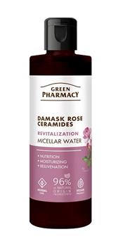 Міцелярна вода Green Pharmacy Дамаська троянда + кераміди, 200мл фл.