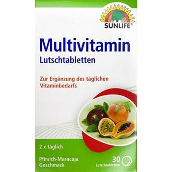Вітаміни Sunlife Multivitamin табл. для розсмоктування №30