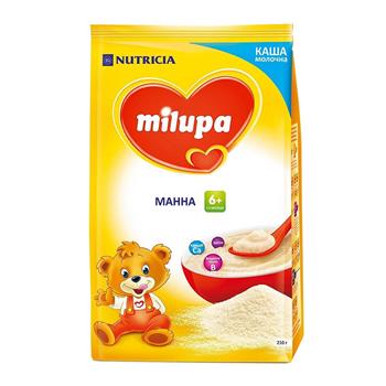 Каша молочна Milupa манна для дітей з 6 місяців, 210г