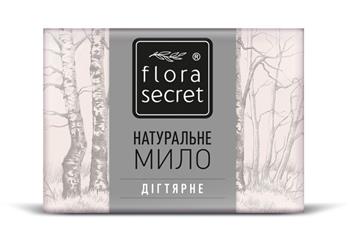 Мило натуральне Flora Secret Дігтярне 75г
