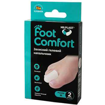 Напальчник гелевий Milplast Foot Comfort захисний, розмір M, №2
