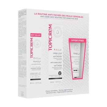 Набір Topicrem Mela Anti-Dark Spot для шкіри з гіперпігментацією (Сироватка 30мл + денний крем 40мл + маска 50мл)