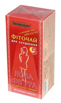 Фіточай Екопродукт "Нова фігура 5" для схуднення, по 2г пак. №20