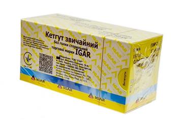 Кетгут звичайний без голки, стер. р.3 150см (IGAR)